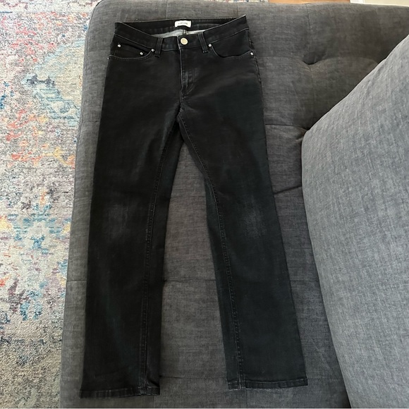 Toteme Denim - Toteme Straight Leg Vintage Black Jeans